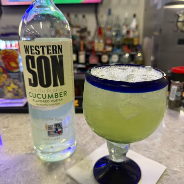 16 Oz Rocks Cucumber Rita.