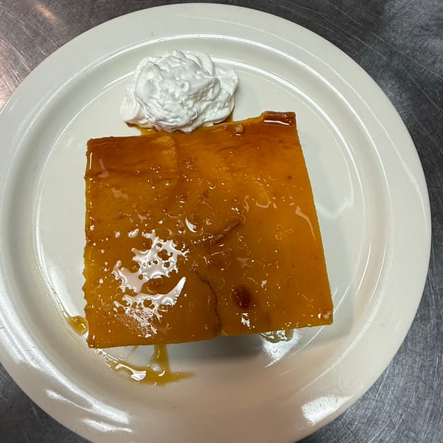 Flan Napolitano.