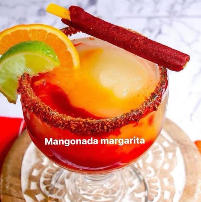 16 Oz Mangonada Margarita Frozen.