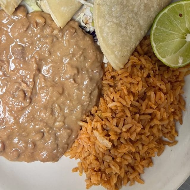 Baja Fish or Shrimp Tacos.
