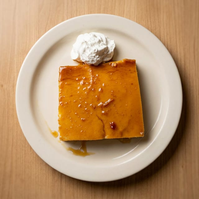 Flan Napolitano.