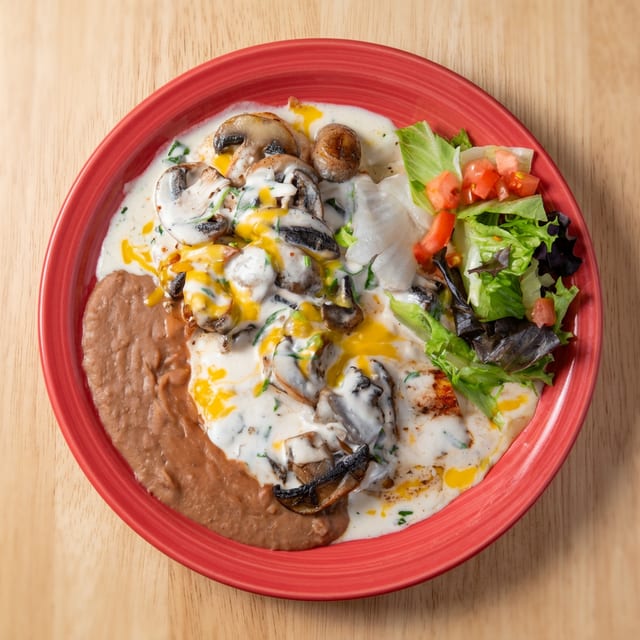 Chicken & Mushroom.